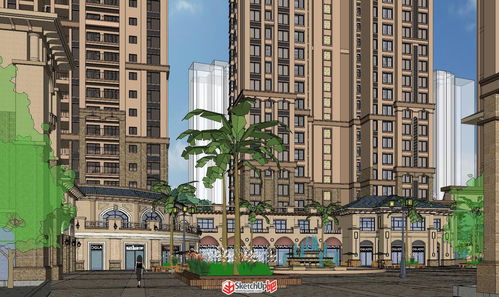 探寻西班牙风情 经典住宅小区与商业街上河城设计解析