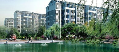 现代城市绿化型住宅小区建筑群3D效果图解析与免费下载指南